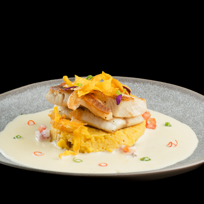 Altamar-Paiche rostizada