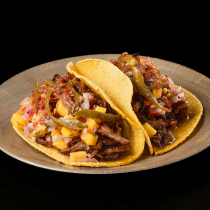 Circulo del asado-smoked brisquet taco
