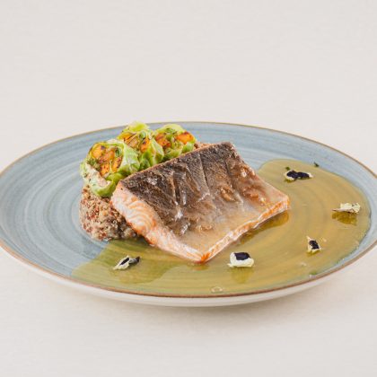 FILETE DE TRUCHA EN SALSA DE MARACUYÁ
