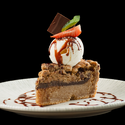 Nina-Chocolate Chip pie con helado