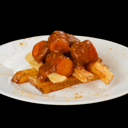 Rojo-German currywurst
