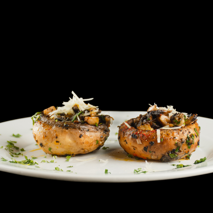 Tutto pasta-FUNGHI RIPIENI ALL´AGLIO